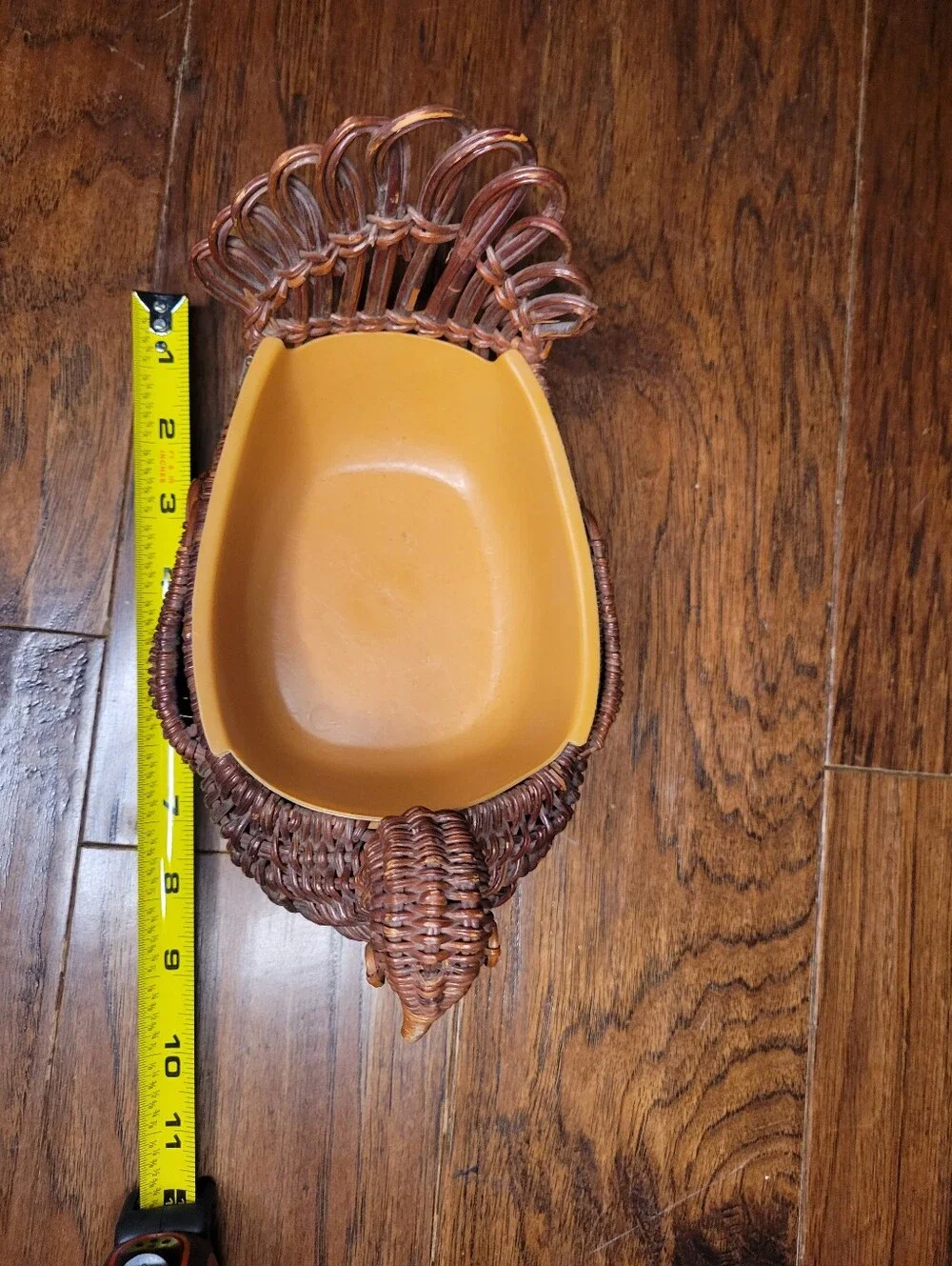 Vintage Turkey Basket With Insert